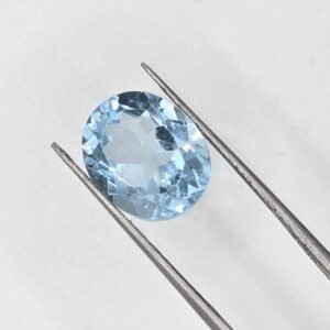 5.73 CTS Blue Topaz Heated from Ceylon