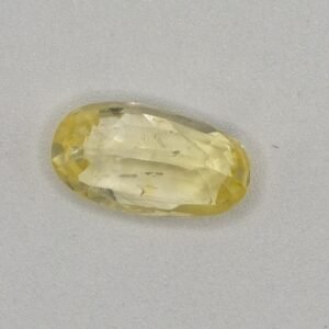 3.35 CTS Natural Yellow Sapphire Unheated and Untreated from Ceylon