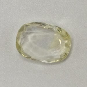3.65 CTS Natural Yellow Sapphire Unheated and Untreated from Ceylon