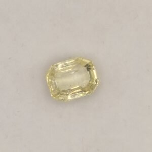 3.25 CTS Natural Yellow Sapphire Unheated and Untreated from Ceylon