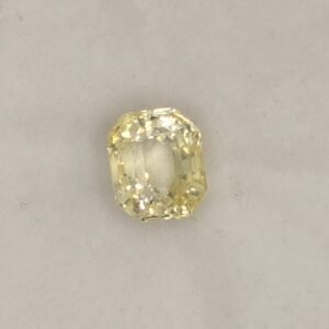 3.55 CTS Natural Yellow Sapphire Unheated and Untreated from Ceylon